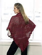triangular shawl to crochet (back)